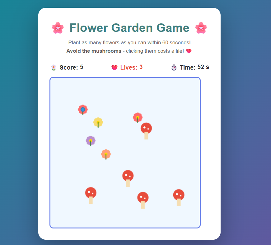 Flower Garden Game