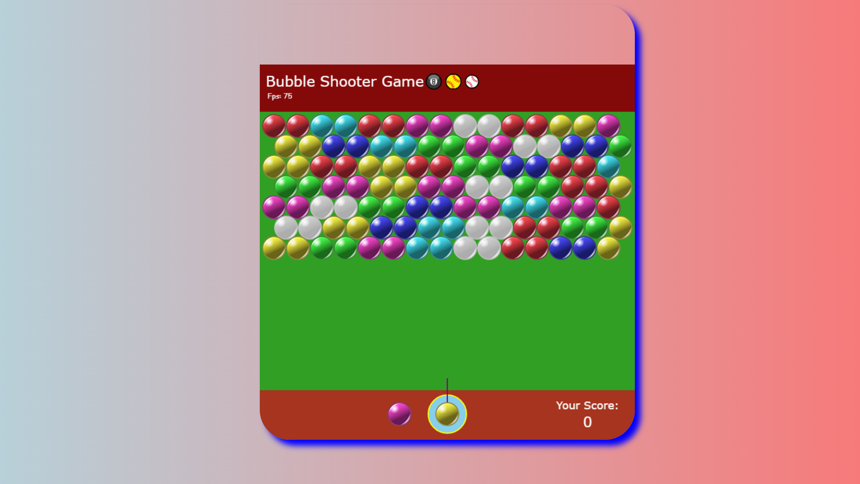 Bubble Shooting Game