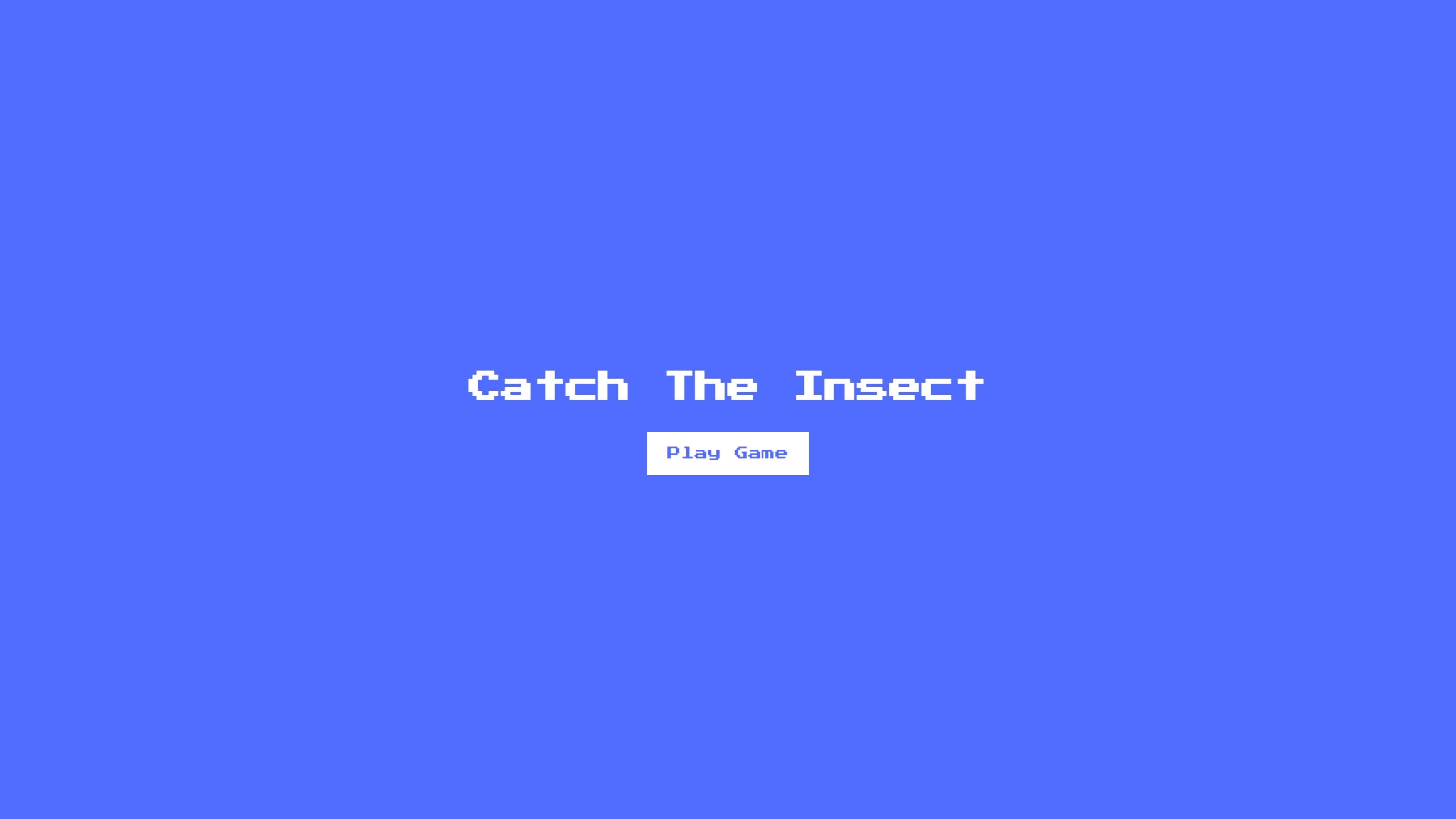 Insect Catching Game